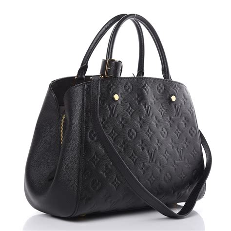 louis vuitton on the go mm black empreinte